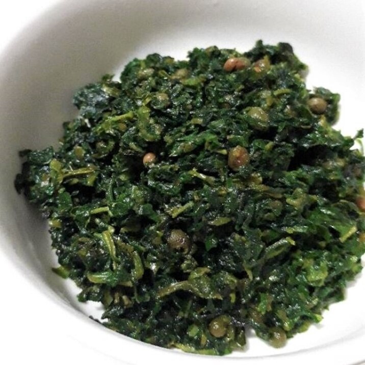 キクイモの葉の佃煮